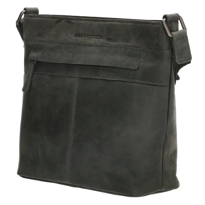 Hide & Stitches Idaho Schoudertas Zwart