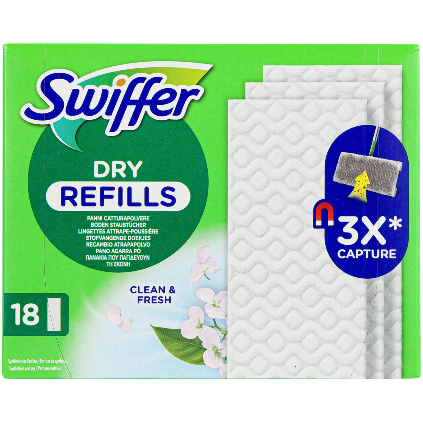 Swiffer Dry Febreze-Duft 18 Stück