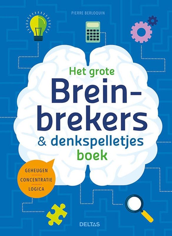 Deltas - Het Grote Breinbrekers Boek - Puzzelboek - Diverse Puzzels - Activiteiten