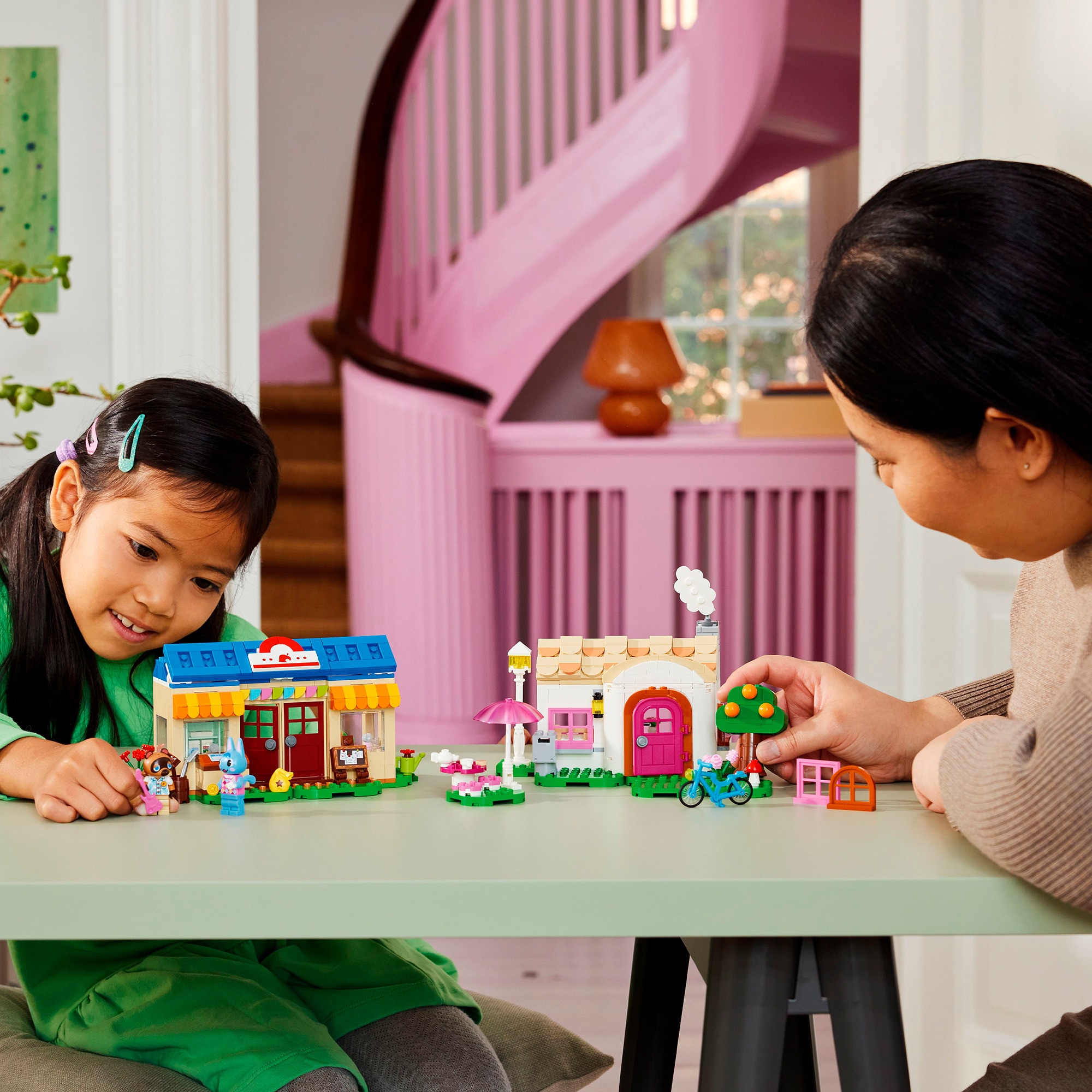 LEGO Konstruktionsspielzeug Animal Crossing Nooks Laden & Sophies Haus