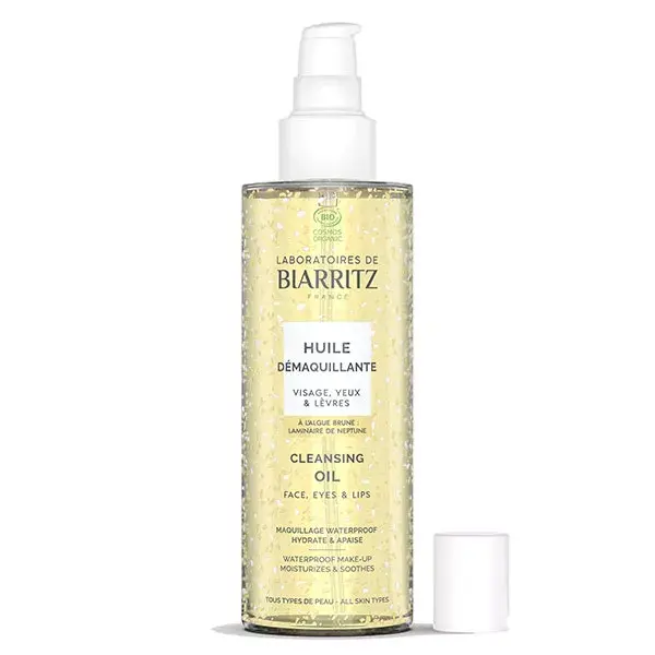 Óleo demaquilante orgânico Laboratoires de Biarritz Cleansing Care 200ml