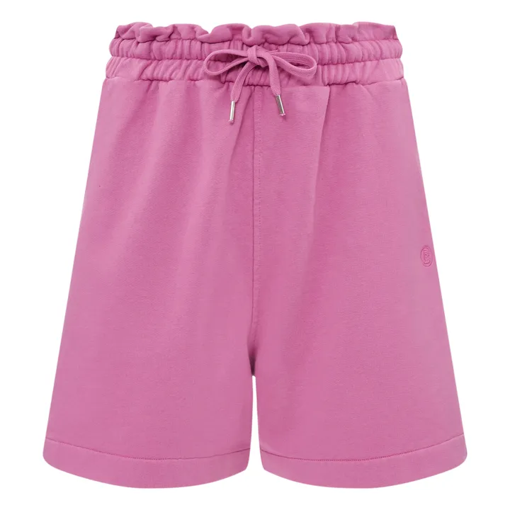 SMALLABLE BASICS Short Femme Molleton Bio | Rose bonbon