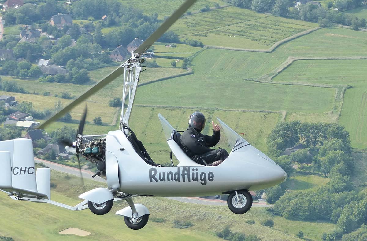 Tragschrauber Rundflug Heide/Büsum (30 Min.)