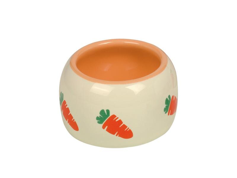 Nobby Keramiknapf Futtertrog Carrot, Ø 8 cm, 125 ml Klassischer Futtertrog