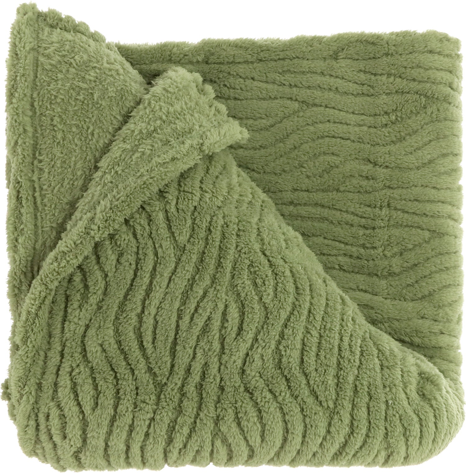 Unique Living plaid Clio groen 200 x 150 cm