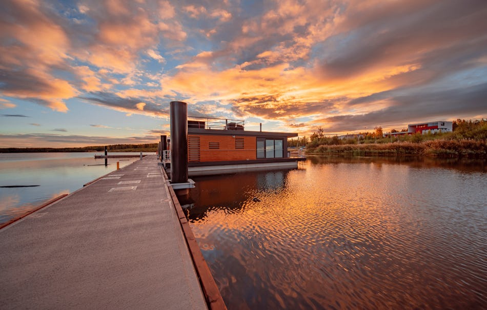Kurzurlaub im Floating House Boxberg
