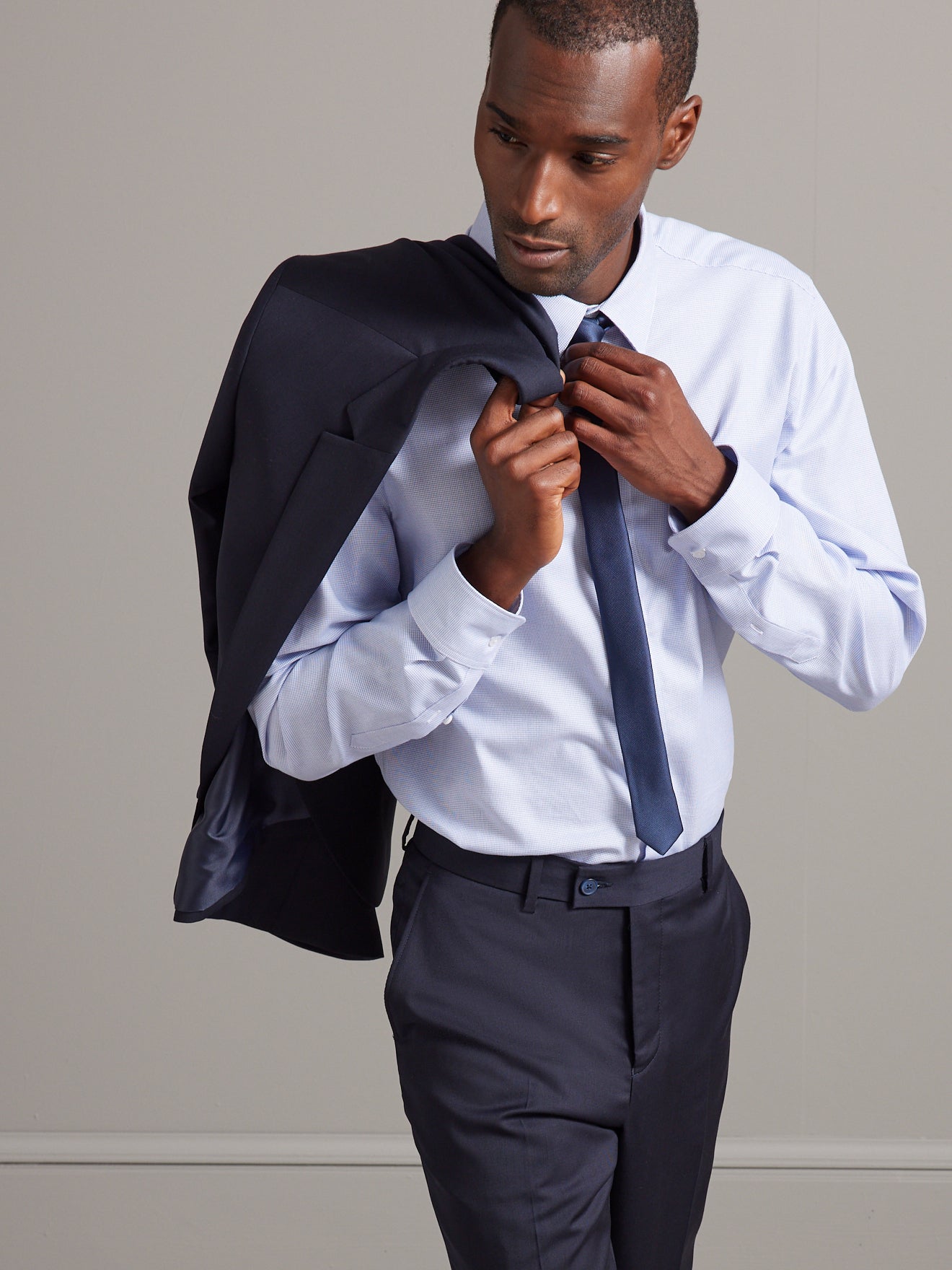 Chemise micro-motifs regular fit homme non iron