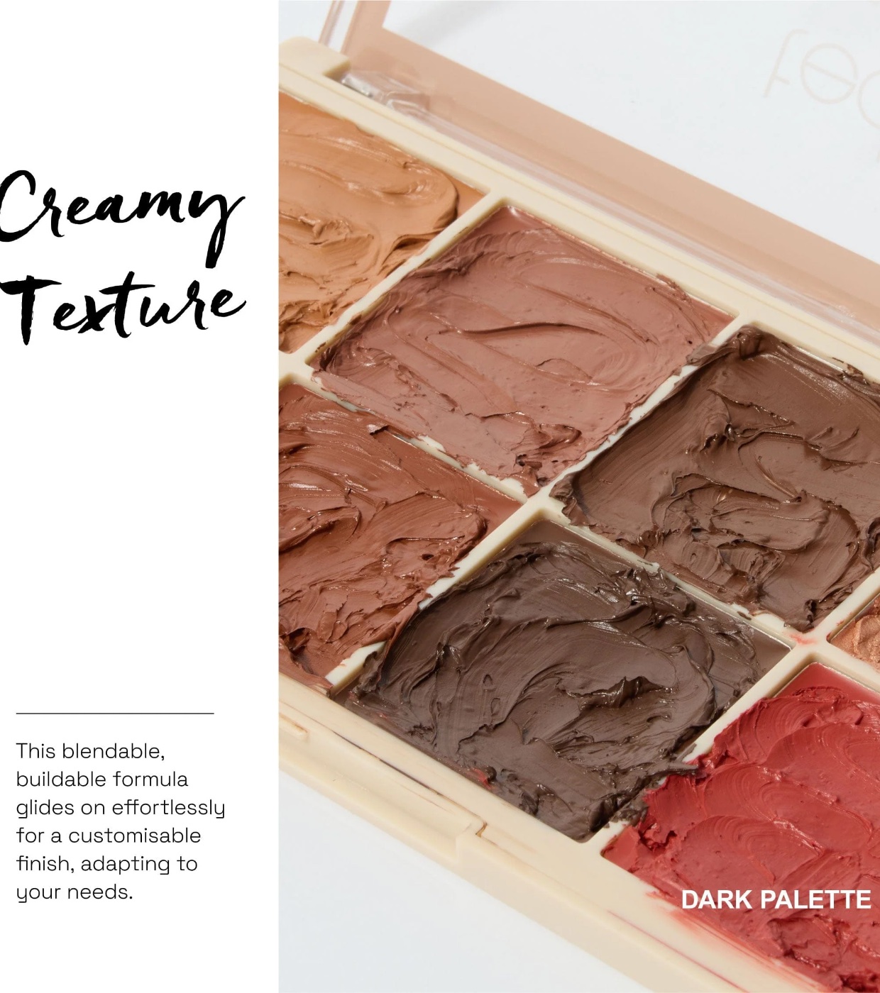 Technic Cosmetics - Paleta de cremes para o rosto, base, blush e bronzer - Medium