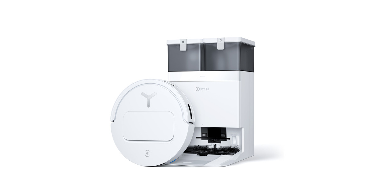 ECOVACSDEEBOT T50 OMNI robotstofzuiger  (Wit, 15000 Pa)