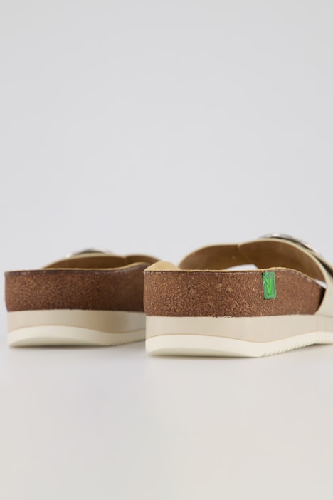 Jana, Pantoletten, Lederoptik, vegan, Komfortweite
