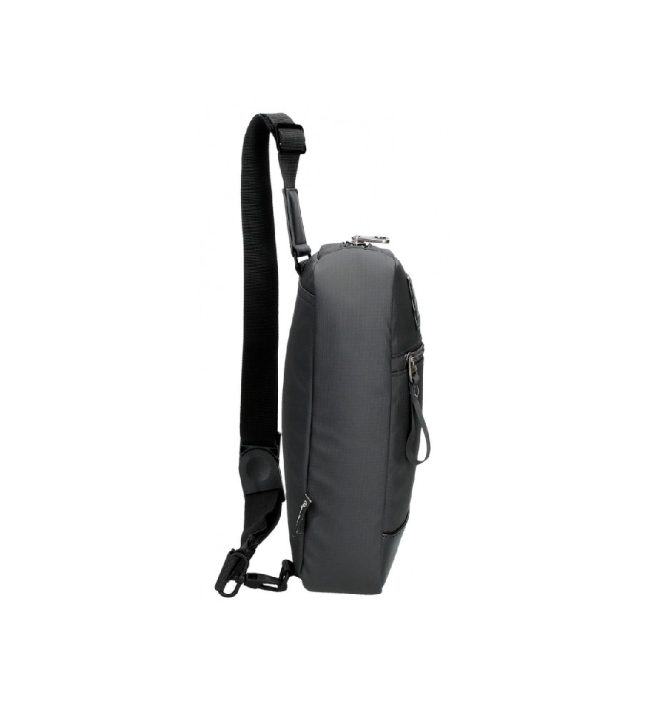 Bolsa transversal Pepe Jeans Riorena Straps, preta
