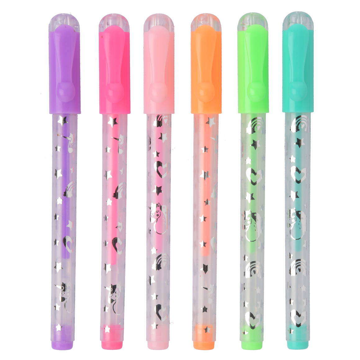 Topolino 6 Gelstifte mit Duft 901 / pink / lila / orange