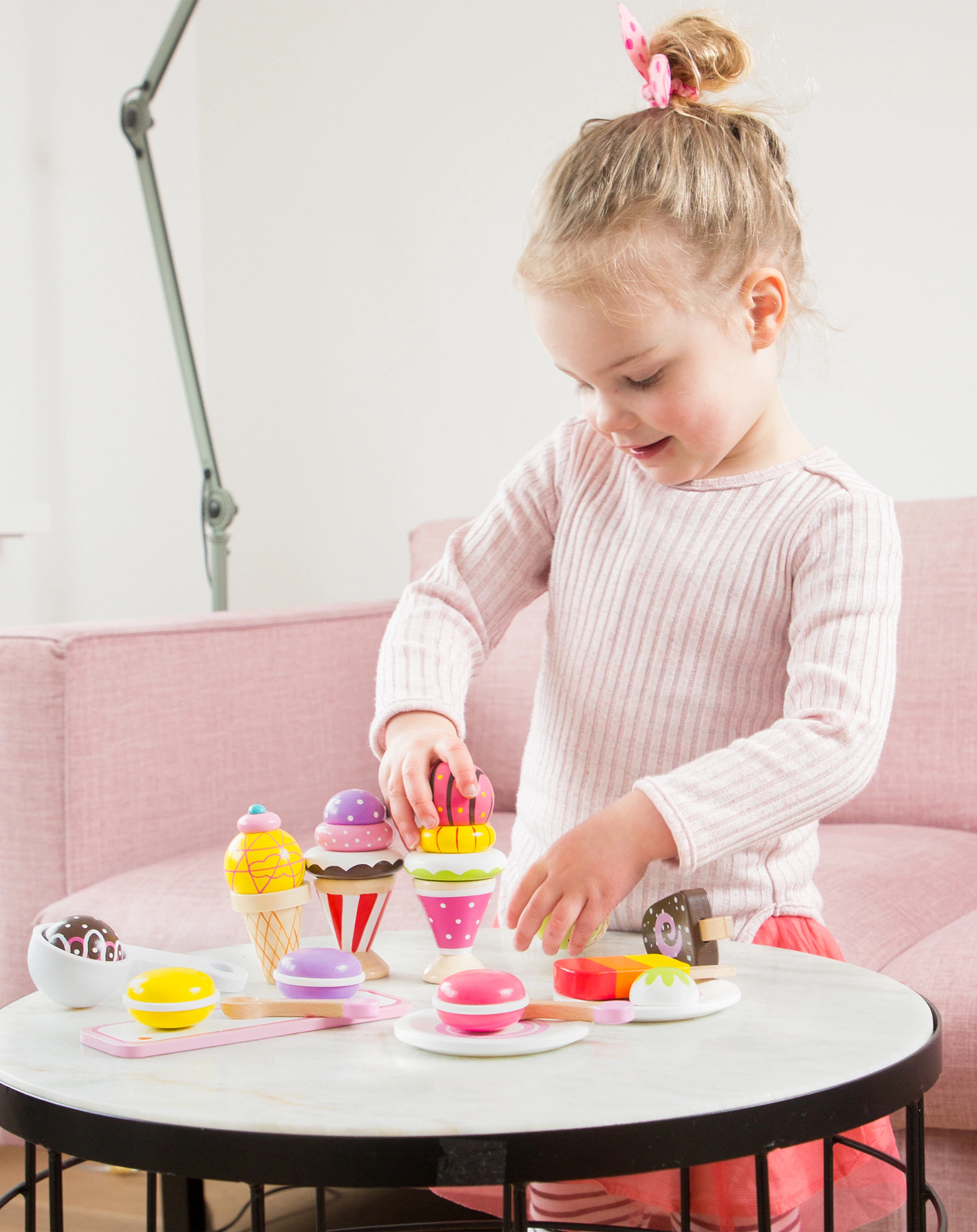 Holz-Eiscreme-Set 13-teilig