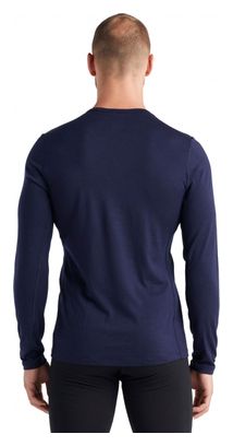 Maillot Manches Longues Icebreaker Mérinos 200 Oasis Bleu Marine