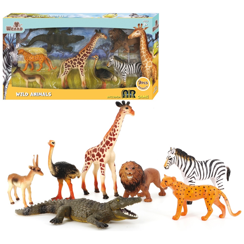 Wildtierfiguren, 7er-Pack