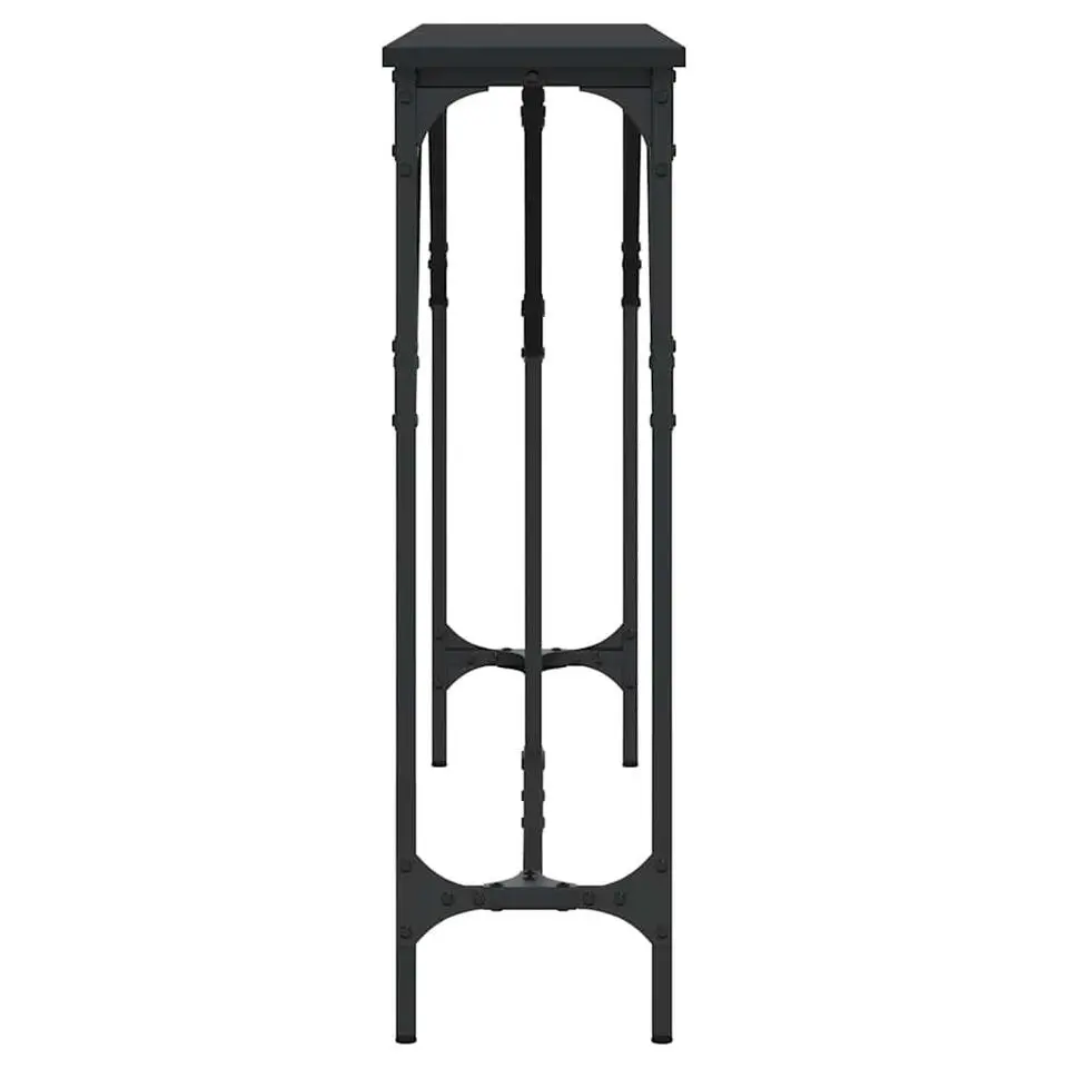 vidaXL - Wandtafel - Zwart - Bewerkt hout