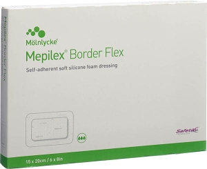 MEPILEX Border Flex 15x20cm, 5 Stück