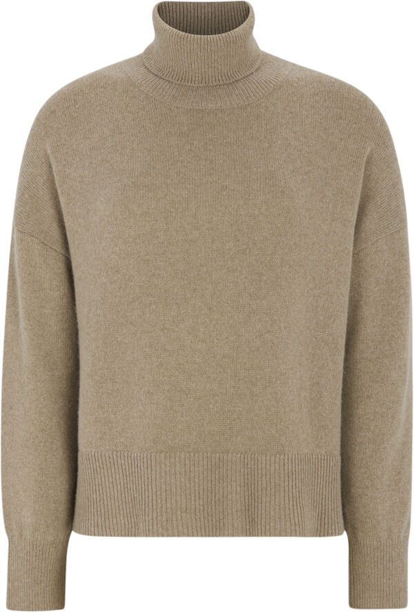 Soft Rebels SRLuni Rollneck Knit Oatmeal melange
