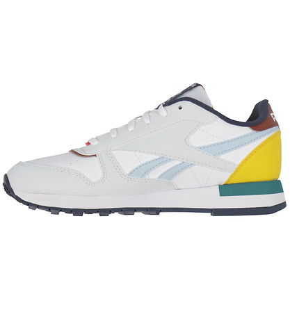 Reebok Schuhe - Classic Leather - Running - Mond/Navy/Rot
