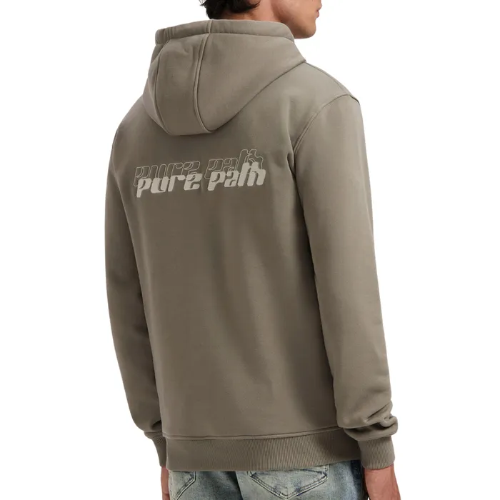 Pure Path Dimensional Script Hoodie Heren