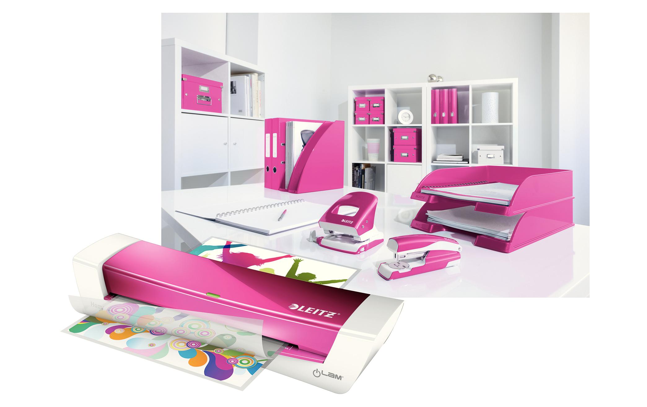 Laminiergerät iLAM Home Office A4 125 µm PinkLaminiergerät für Zuhause
