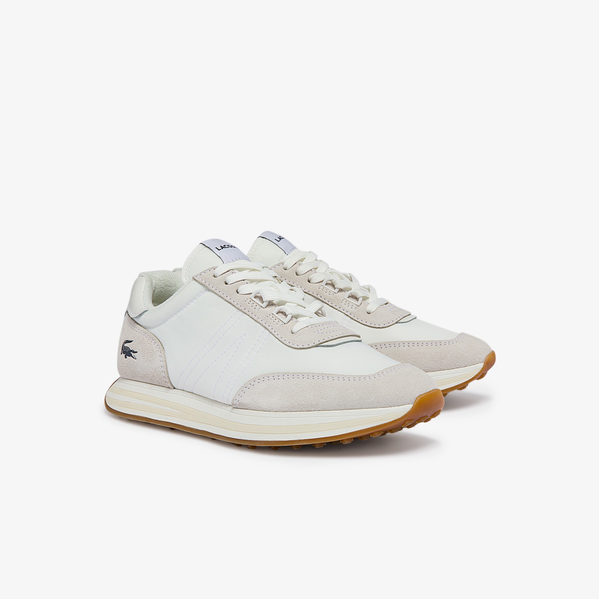Sneakers L-Spin femme en tissu avec détails dorés Sneakers - Blanc - Lacoste - Femme