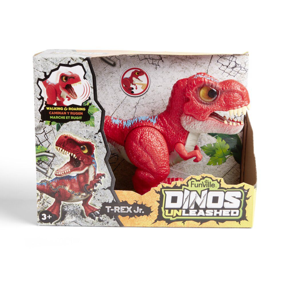 Figurine dinosaure bébé marche et rugit - 3 modèles