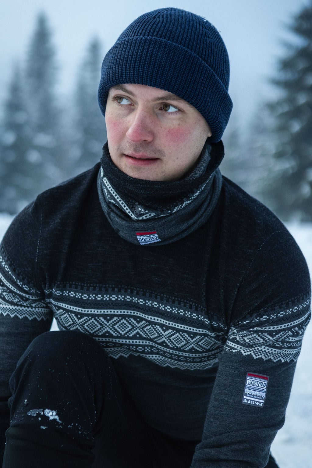 Aclima DE Marius Crew Neck M's<br>Mykt og behagelig ulltrøye i 100% Merinoull!