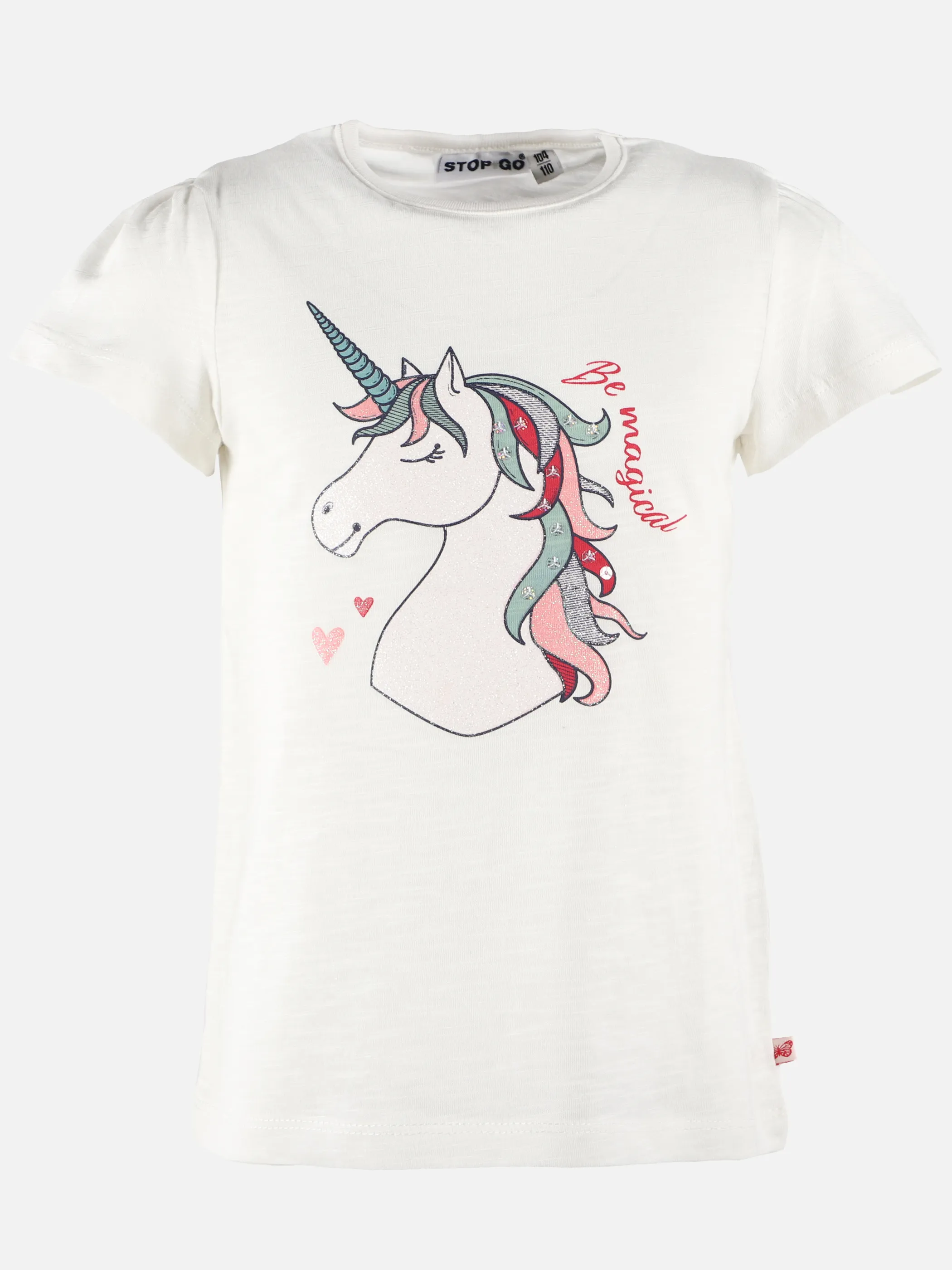 Mädchen T-Shirt mit Einhornprint