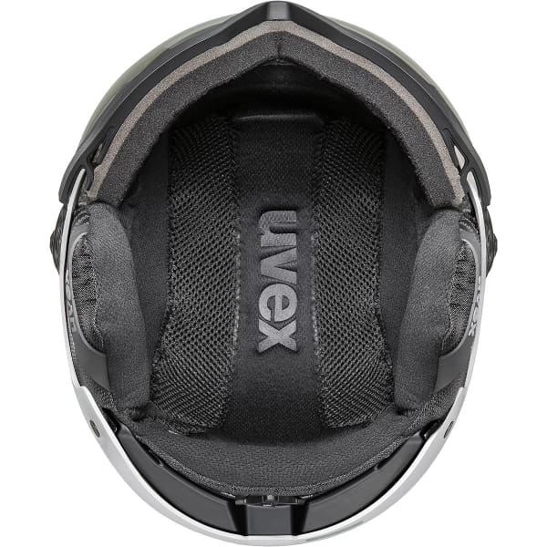 Casque de ski UVEX WANTED VISOR PRO V WHITE MATT