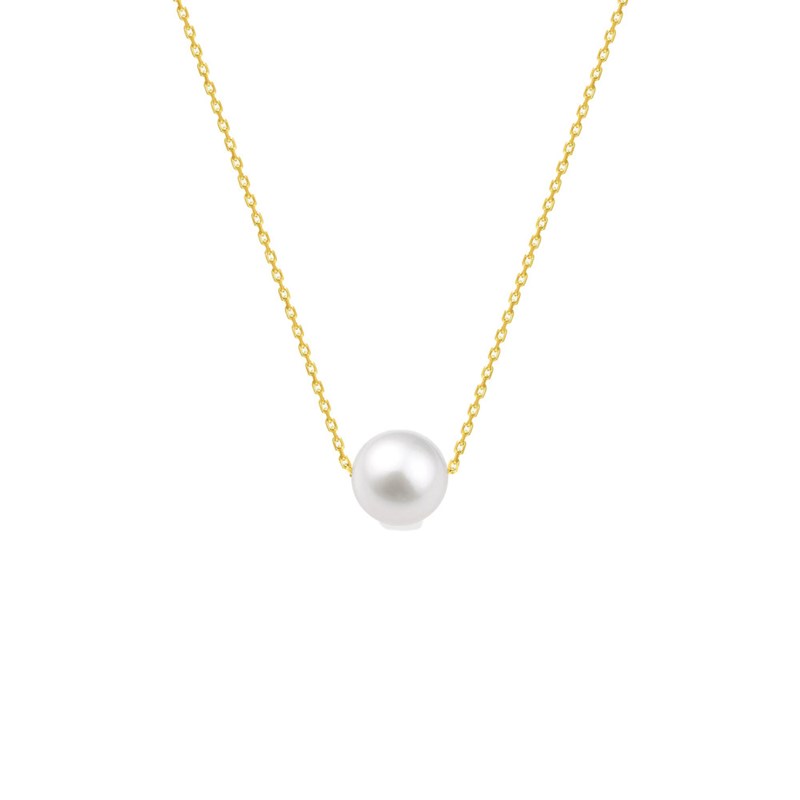 Collier Femme - perle - Or 18 Carats - Longueur : 42 cm
