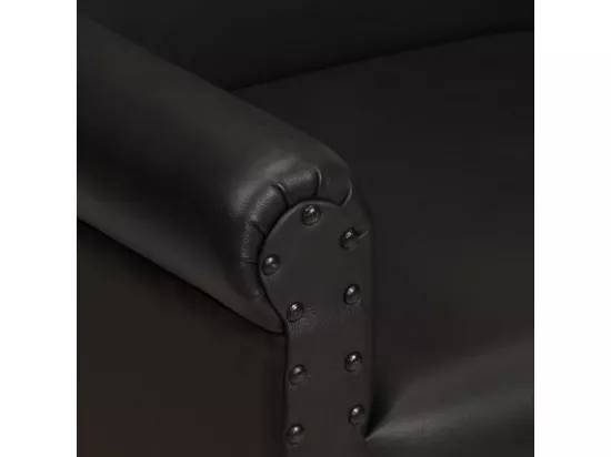 Fauteuil Noir Cuir véritable