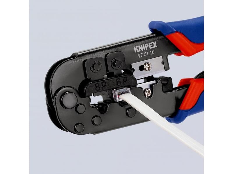 Knipex Crimpzange 190 mm Crimpzange für Westernstecker