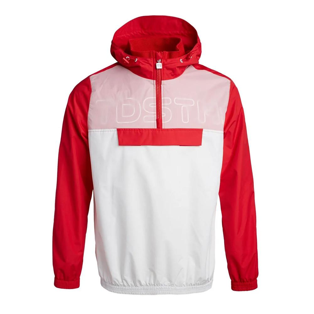 Teddy Smith Veste Coupe-Vent Blanc/Rouge Homme Teddy Smith Banko