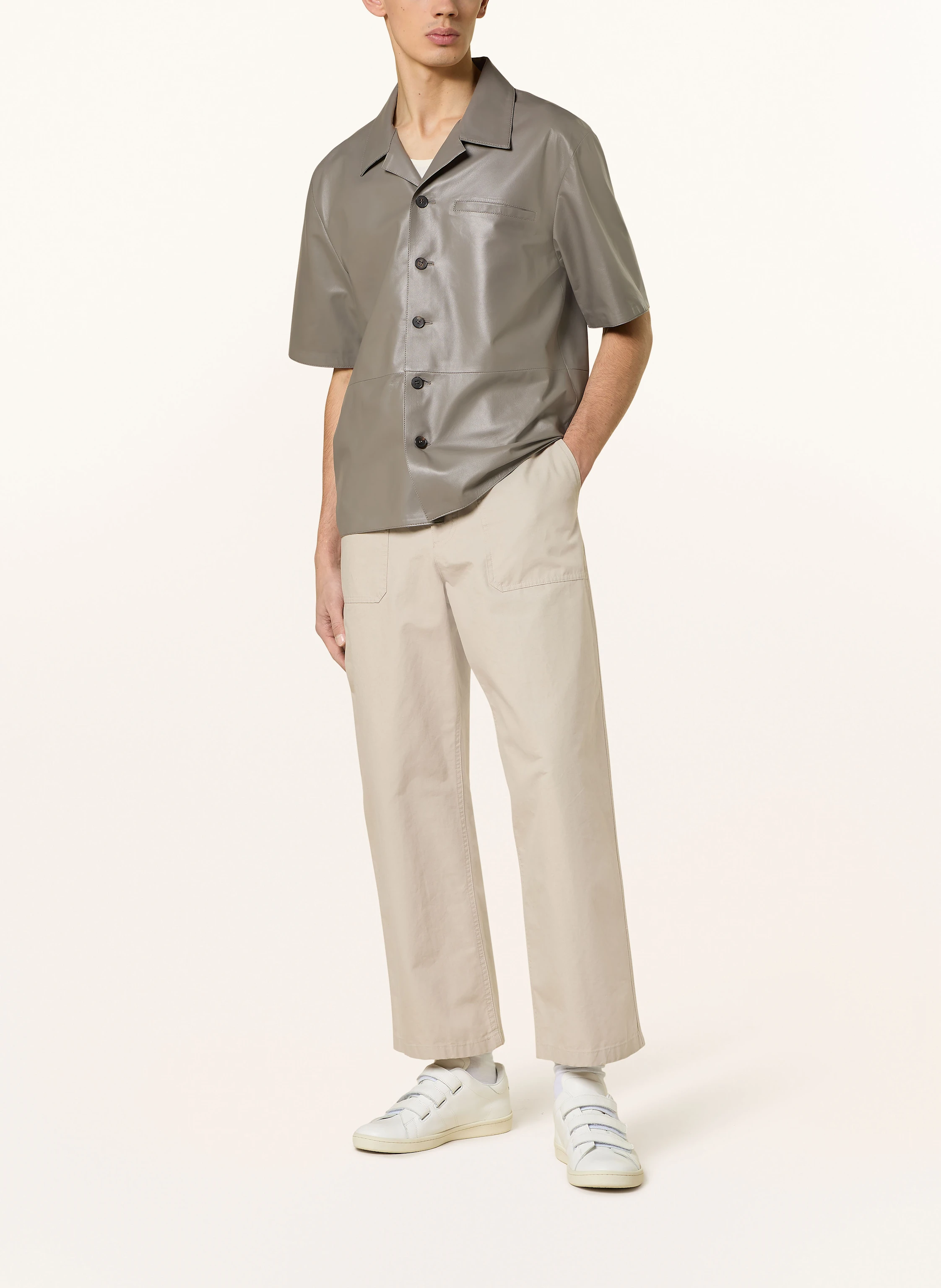 ARMA Resorthemd CAVE Comfort Fit aus Leder