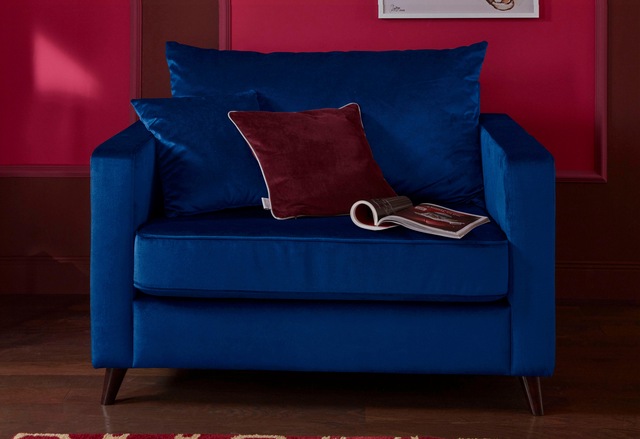 Home affaire Loveseat »Renesse« lose Kissen, Keder an Sitzkissen