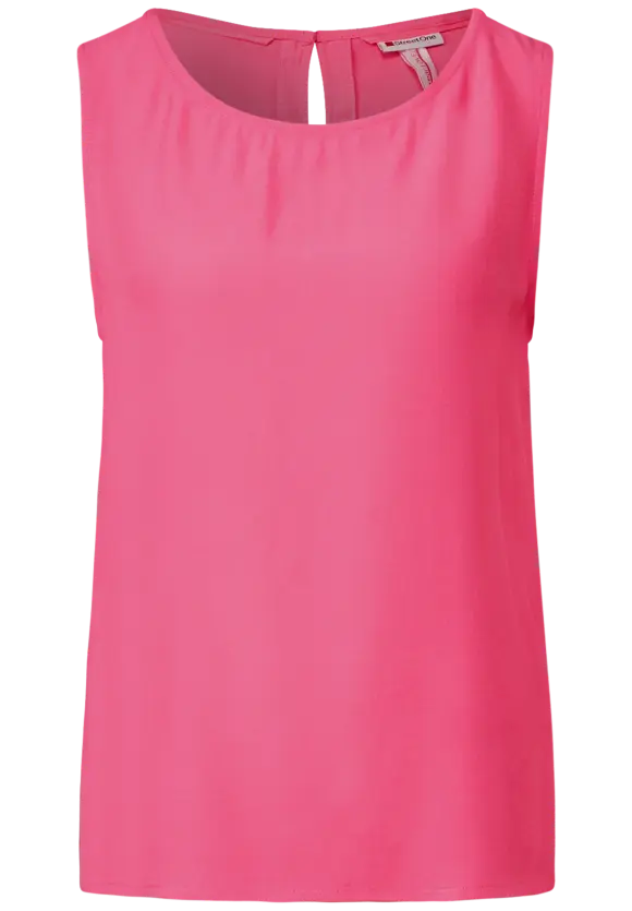 Blusentop mit Stickerei - berry rose
