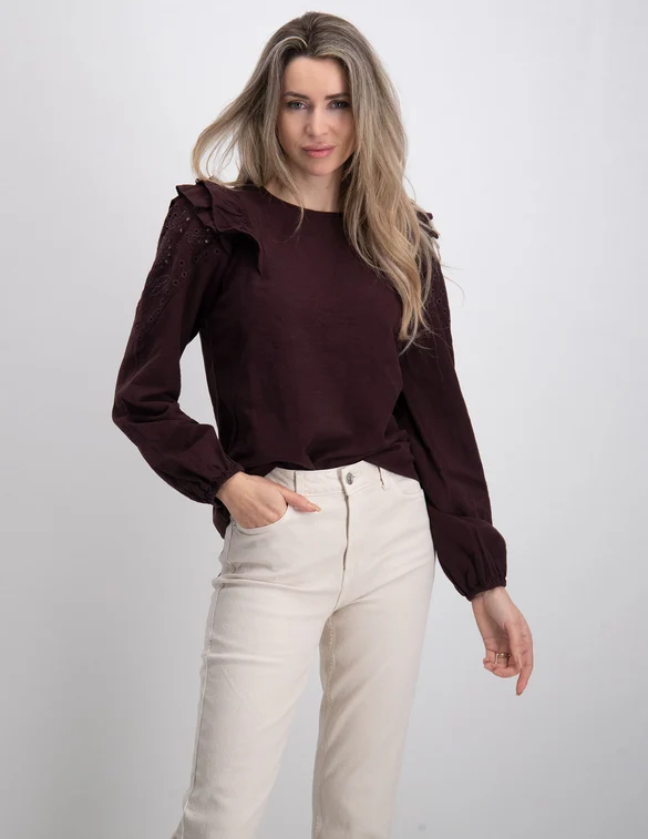 My Jewellery Blouse met ruffle MJ07481
