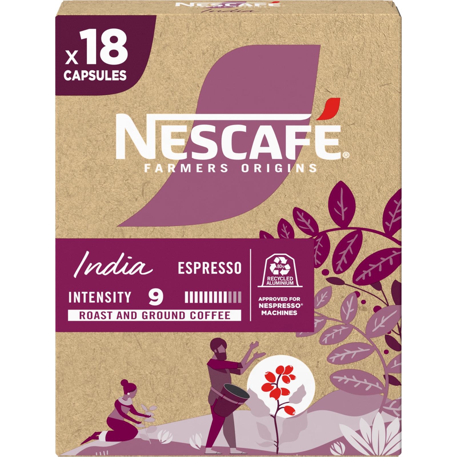 Nescafé Farmers Origins India Espresso 2 x 18 Kapseln