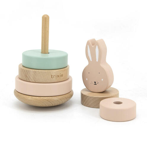 Tour à empiler en bois - Mrs Rabbit - TRIXIE