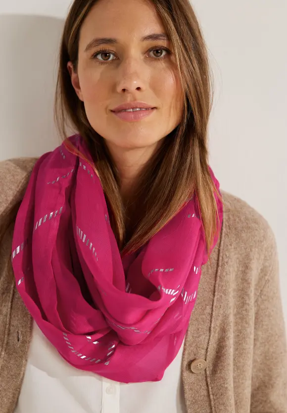 Folienprint Schlauchschal - cosy coral