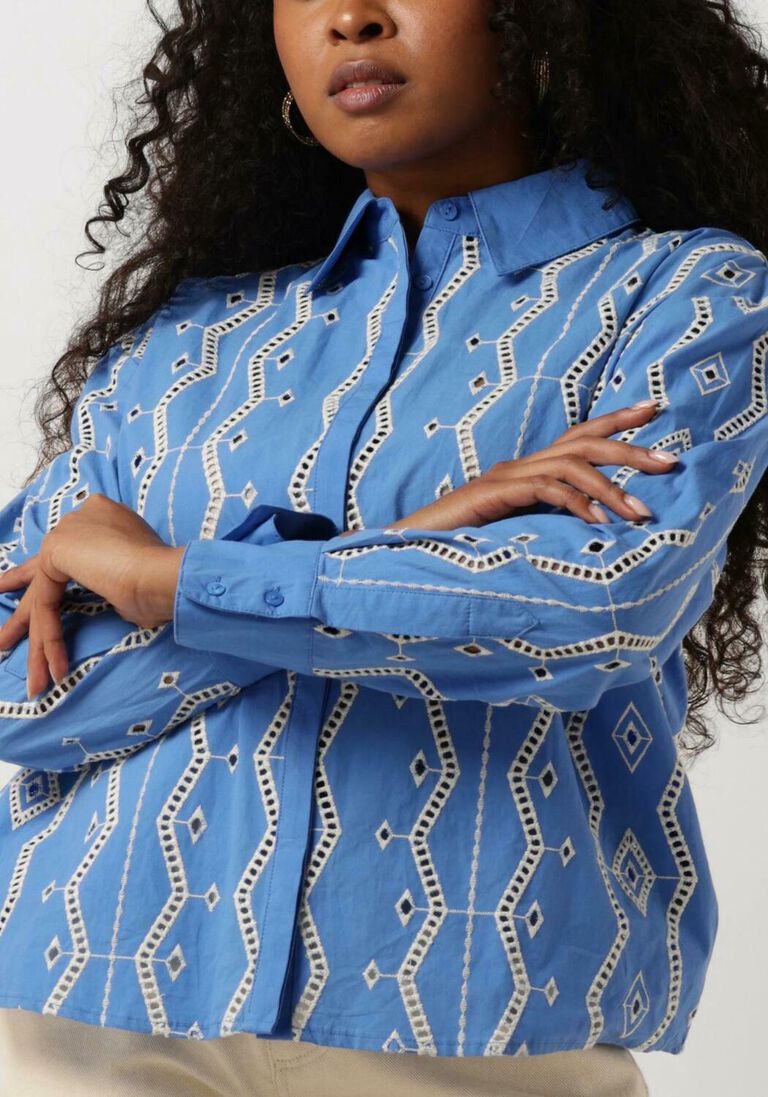 SUNCOO lichtblauwe suncoo blouse lydia