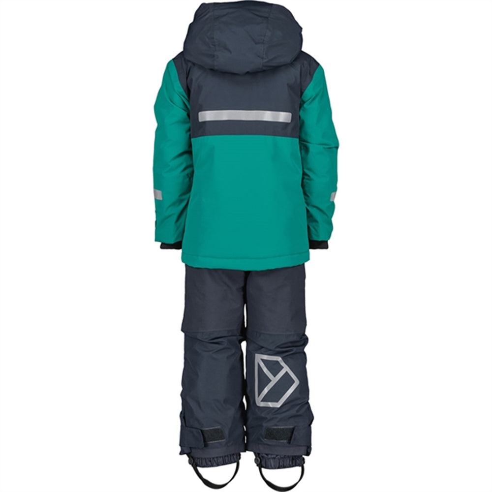 Petrol Green Skare Kids Sæt - Didriksons