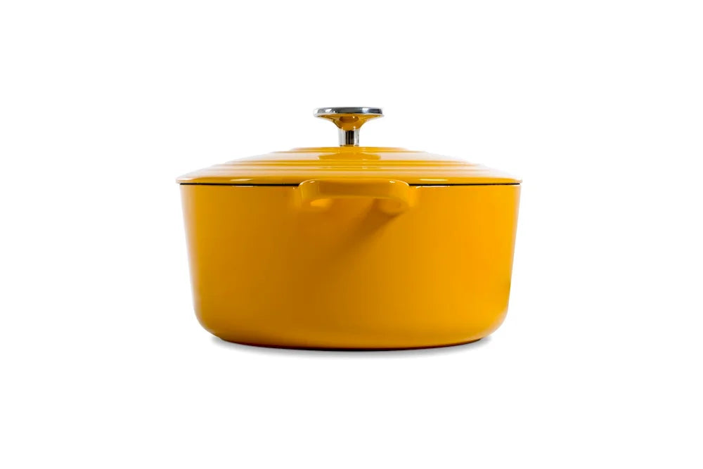 BK Bourgogne Braadpan Gietijzer - Sunny Yellow