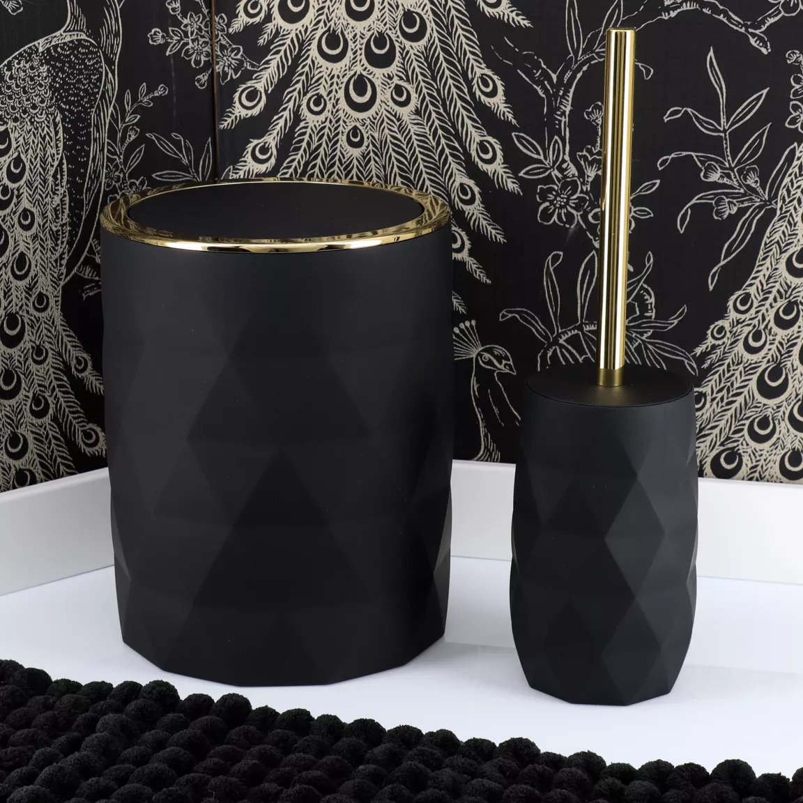 Brosse WC Rubby Noir