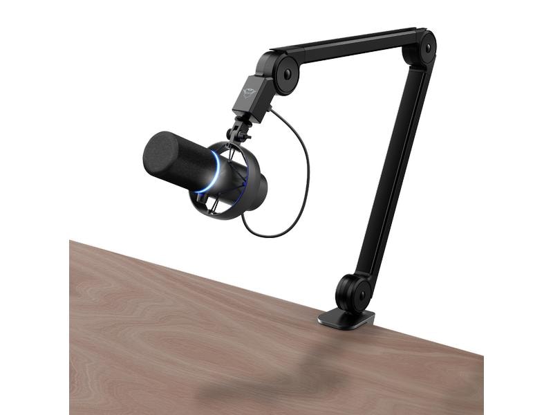 Trust Mikrofon GXT 255  Onyx Professionelles studiotaugliches Mikrofon mit Arm