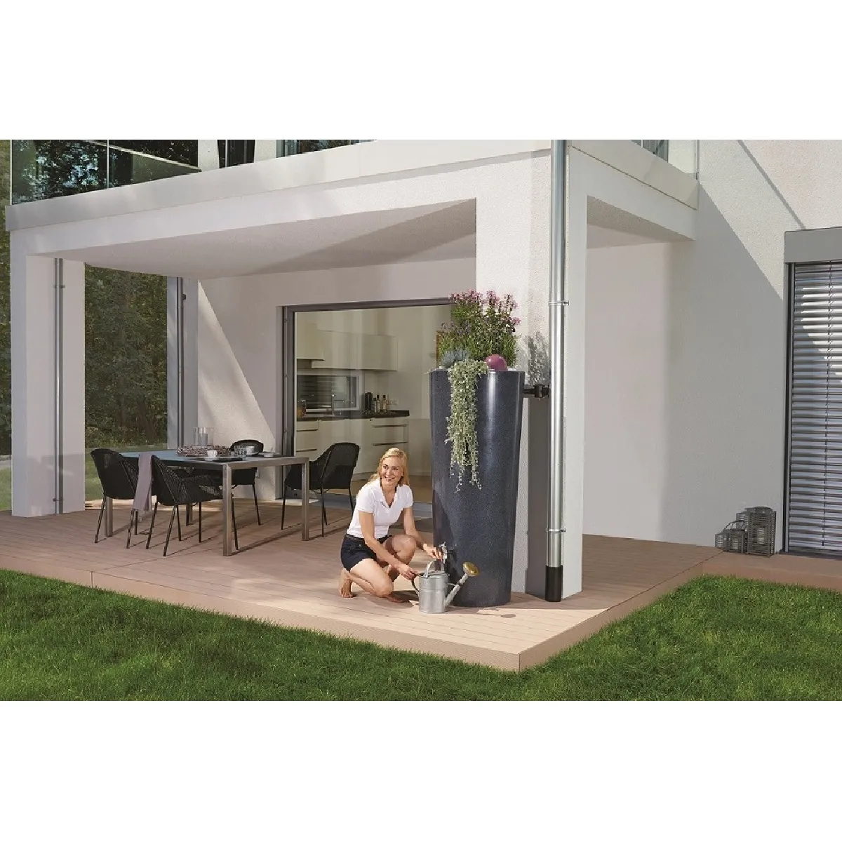 GRAF Cuve récupérateur à eau 2en1 Lava 350L