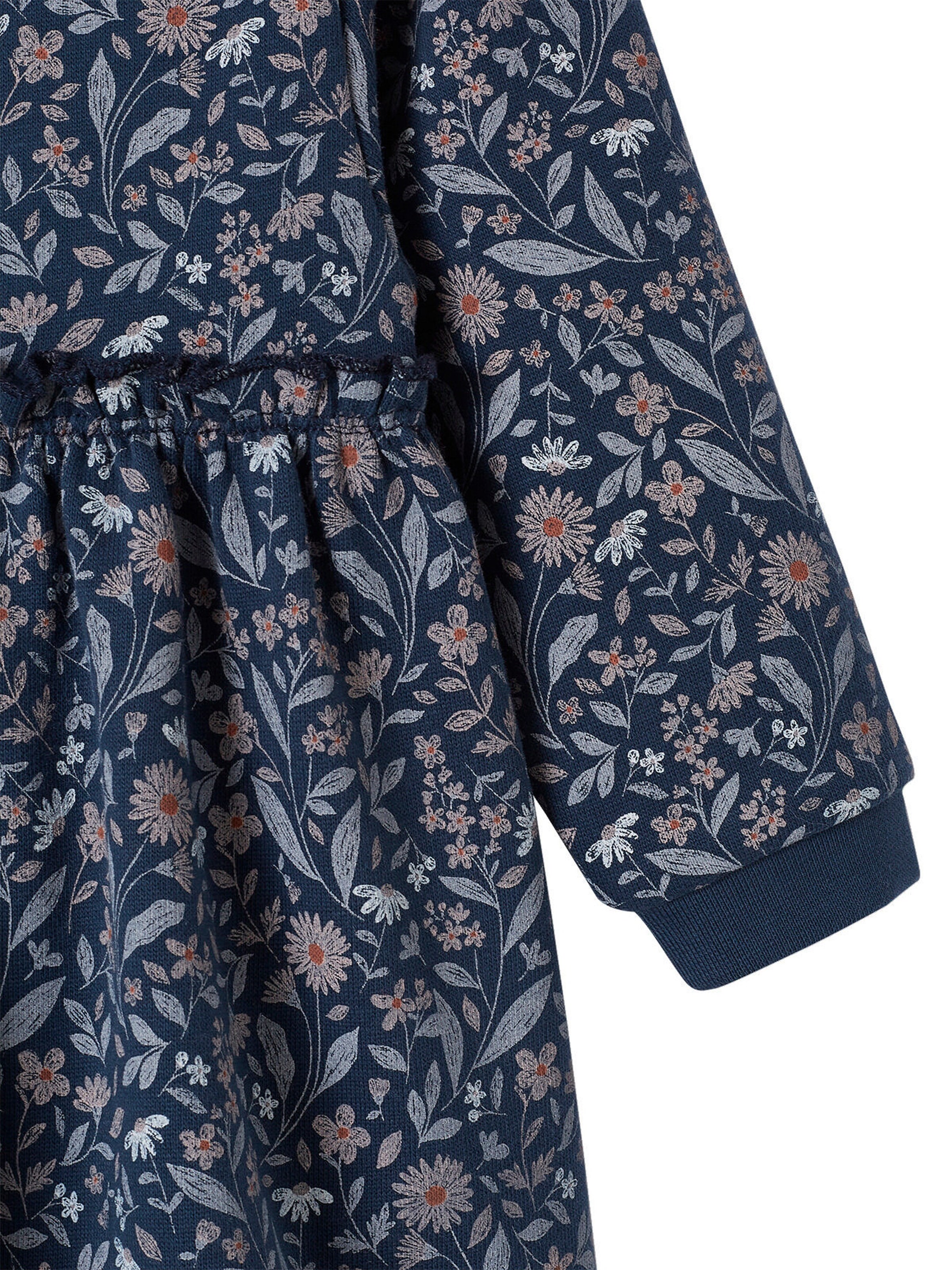 Vertbaudet Mädchen Baby Sweatkleid nachtblau