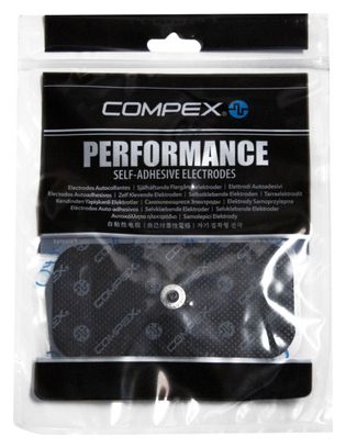 Electrodes auto-adhésives EasySnap Compex Performance 50x100mm - 2 électrodes