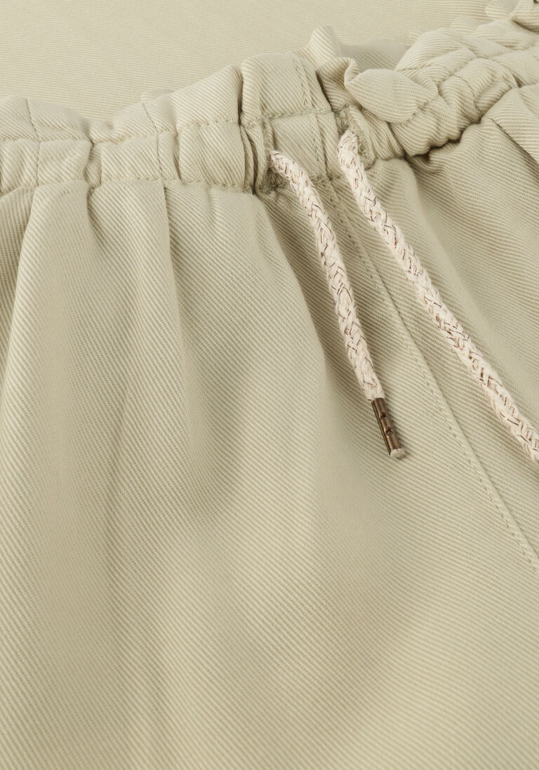 LIKE FLO zand like flo flared broek lyocell twill pant